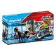 PLAYMOBIL Polizei-Motorrad: Verfolgung des Geldräubers (70572)