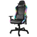 DELTACO GAMING DC410 RGB Gaming Chair, Black (GAM-080)