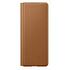 SAMSUNG Leather Flip Cover, Galaxy Z Fold2, Brown (EF-FF916LAEGEU )