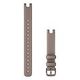 GARMIN Lily Leder Armband (lang),14 mm, Taupe / Dark Mokka (010-13068-A4)