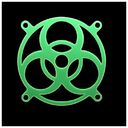 Fan grill, 120x120mm, various