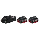 BOSCH 2 x GBA 18V 4.0Ah + GAL 18V-40 Professional (1600A019S0)