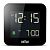 BRAUN Radio-controlled Travel Alarm Clock BC08, Black