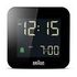 BRAUN Radio-controlled Travel Alarm Clock BC08, Black