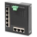 DIGITUS industrial 8-port gigabit switch, flat, unmanaged (DN-651127)