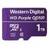 WESTERN DIGITAL WD Purple SC QD101 Ultra Endurance microSDXC, UHS-I U1, Class 10, 1.0TB (WDD100T1P0C)