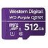 WESTERN DIGITAL WD Purple SC QD101 Ultra Endurance microSDXC, UHS-I U1, Class 10, 512GB (WDD512G1P0C)