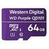 WESTERN DIGITAL WD Purple SC QD101 Ultra Endurance microSDXC, UHS-I U1, Class 10, 64GB (WDD064G1P0C)