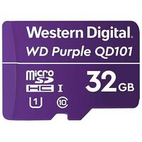 WESTERN DIGITAL WD Purple SC QD101 Ultra Endurance microSDHC, UHS-I U1, Class 10, 32GB (WDD032G1P0C)