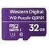 WESTERN DIGITAL WD Purple SC QD101 Ultra Endurance microSDHC, UHS-I U1, Class 10, 32GB (WDD032G1P0C)