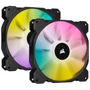 CORSAIR iCUE SP140 RGB Elite Dual Fan Kit, 140mm, Pack of 2 (CO-9050111-WW)