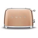 SMEG 50's Retro Style Toaster, Rosegold (TSF01RGEU)