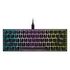 CORSAIR K65 RGB Mini 60% Mechanical Gaming Keyboard Black, Cherry MX Speed Silver RGB, Swiss layout (CH-9194014-CH)