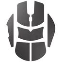 GLORIOUS Mouse Grip Tape, for Model O-, Black (GLO-ACC-GRP-OM)