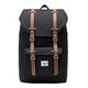 HERSCHEL Little America Mid-Volume, Schwarz/Tan Synthetic Leather