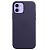 APPLE iPhone 12 | 12 Pro Leather Case with MagSafe, Deep Violet [Early 2021] (MJYR3ZM/A)