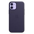 APPLE iPhone 12 mini Leather Case with MagSafe, Deep Violet [Early 2021] (MJYQ3ZM/A)