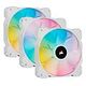 CORSAIR iCUE SP120 RGB Elite White Triple Fan Kit, 120mm, Pack of 3 (CO-9050137-WW)