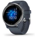 GARMIN Venu 2, Silber - Granitblau, 45mm (010-02430-10)