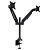 MULTIBRACKETS M VESA Gas Lift Arm Dual, Black (7350022737204)