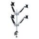 MULTIBRACKETS M VESA Gas Lift Arm Quad, Silber (7350022737228)