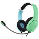 PDP Gaming LVL40 Wired Stereo Headset, Blue / Green, Nintendo Switch (500-162-BLGR-EU)