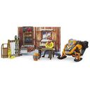 BRUDER bworld Mountain Hut with Snowmobile (63102)