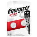 ENERGIZER Lithium CR2025, 2-Pack