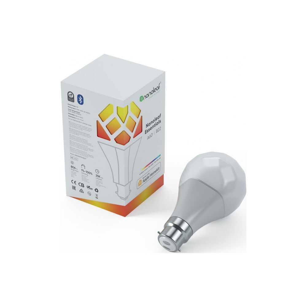 NANOLEAF Essentials Smart A19 Bulb B22