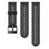 SUUNTO Athletic 1 Silicone Strap, 24mm, Black Black, Size S+M (SS050225000)