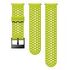 SUUNTO Athletic 1 Silicone Strap, 24mm, Lime Black, Size S+M (SS050226000)