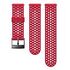 SUUNTO Athletic 1 Silicone Strap, 24mm, Red Grey, Size S+M (SS050681000)