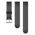 SUUNTO Athletic 1 Silicone Strap, 20mm, Black Steel, Size S+M (SS050175000)