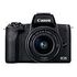 CANON EOS M50 Mark II Kit, 15-45mm IS STM, Black (4728C006)