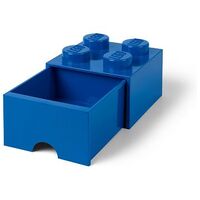 LEGO Desk Drawer 4, 25x25cm, Blau