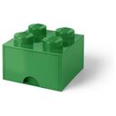 LEGO Desk Drawer 4, 25x25cm, Green
