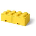 LEGO Desk Drawer 8, 50x25cm, Yellow