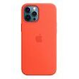 APPLE iPhone 12 Pro Max Silicone Case with MagSafe, Electric Orange [Mid 2021] (MKTX3ZM/A)