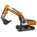 AMEWI Vollmetall Hydraulik Kettenbagger G308H 1:13.5 RTR, Gelb (22519)