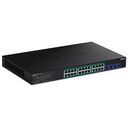 TRENDNET 28-Port Gigabit-Web-Smart-PoE+-Switch mit 10G-SFP+ (TPE-30284)
