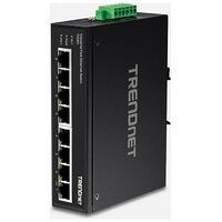 TRENDNET 8-port industrial fast ethernet DIN-Rail switch (TI-E80)