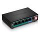 TRENDNET 5-port gigabit long distance-PoE+ switch (TPE-LG50)