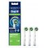 ORAL-B Cross Action Clean Maximiser Ersatzbürstenkopf, Weiss (3er Pack)