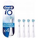 ORAL-B iO Ultimate Clean Replacement Brush Heads, White (4-Pack)
