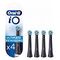 ORAL-B iO Ultimate Reinigung Ersatzbürstenkopf, Schwarz (4er Pack)