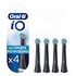 ORAL-B iO Ultimate Clean Replacement Brush Heads, Black (4-Pack)