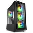SHARKOON TK4 RGB Window, Black