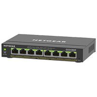NETGEAR 8-Port gigabit ethernet PoE+ (62W) switch (GS308EP-100PES)