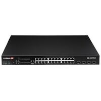 EDIMAX surveillance 24-port gigabit PoE+ web smart switch (GS-5424PLX)