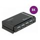 DELOCK DisplayPort 1.4 dwitch 2x 2 DisplayPort in to 1x 2 DisplayPort out 8K (87750)